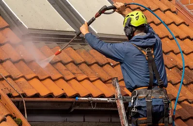 Démoussage et hydrofuge de toiture à Cellette